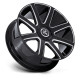 ALU disky DUB DUB DC273 PULL disk 24x9 5x115/5x120 74.1 ET15, Gloss black | race-shop.cz