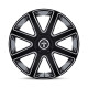 ALU disky DUB DUB DC273 PULL disk 24x9 5x115/5x120 74.1 ET15, Gloss black | race-shop.cz