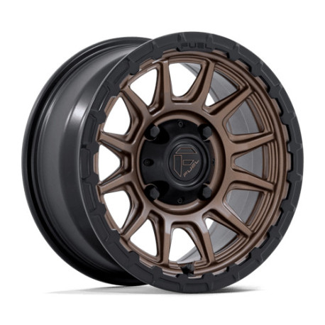 ALU disky Fuel Fuel UTV FV866 PISTON disk 15x7 5x114.3 72.56 ET10, Matte bronze | race-shop.cz