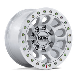 KMC KM241 E25 BEADLOCK disk 17x9 8x170 125.1 ET1, Silver
