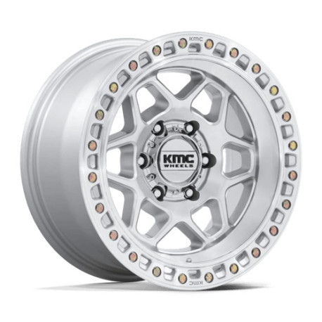 ALU disky KMC KMC KM553 TORX disk 17x8.5 6x135 87.1 ET25, Gloss silver | race-shop.cz