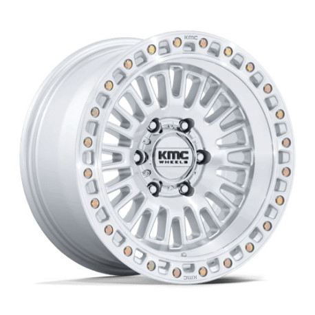 ALU disky KMC KMC KM554 AZTEC disk 17x8.5 6x120 66.9 ET0, Gloss silver | race-shop.cz