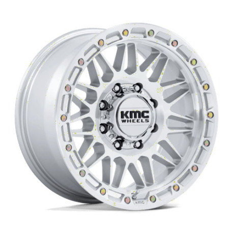 ALU disky KMC KMC KM555 ATTACK disk 18x9 8x180 124.2 ET18, Gloss silver | race-shop.cz