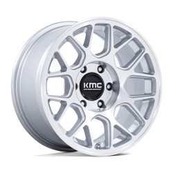 KMC KM730 HATCHET disk 17x8.5 6x139.7 106.1 ET25, Gloss silver