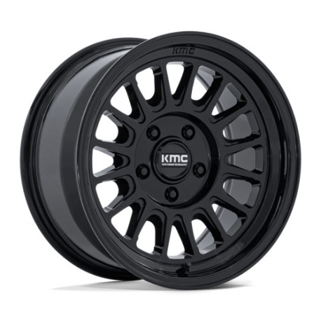 ALU disky KMC KMC KM733 IMPACT FFT disk 17x8 6x135 87.1 ET32, Gloss black | race-shop.cz