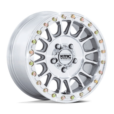 ALU disky KMC KMC Powersports KS239 IMPACT BEADLOCK disk 15x10 5x114.3 72.56 ET0, Silver | race-shop.cz