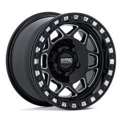 KMC Powersports KS241 TORX BEADLOCK disk 15x8 5x114.3 72.56 ET0, Gloss black
