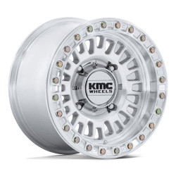 KMC Powersports KS242 AZTEC BEADLOCK disk 15x7 4x137 96 ET38, Silver