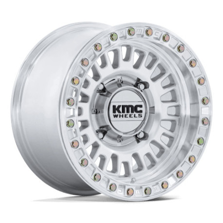 ALU disky KMC KMC Powersports KS242 AZTEC BEADLOCK disk 15x7 4x137 96 ET38, Silver | race-shop.cz