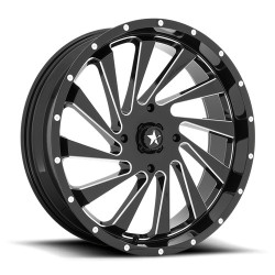 MSA Offroad Wheels M46 BLADE disk 22x7 4x156 115.1 ET0, Gloss black