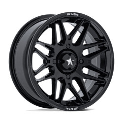 MSA Offroad Wheels M52 RADAR disk 15x7 4x110 86 ET10, Gloss black