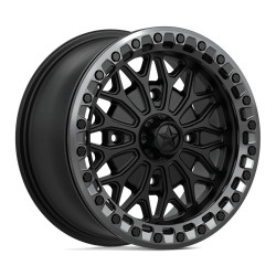 MSA Offroad Wheels MA53 BOLO BEADLOCK disk 15x7 4x110 86 ET38, Matte black