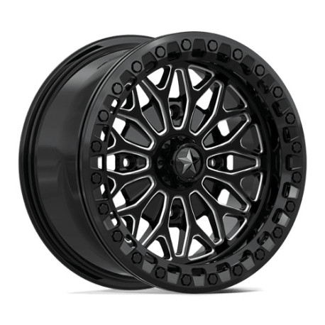 ALU disky MSA MSA Offroad Wheels MA53 BOLO BEADLOCK disk 15x7 4x156 115.1 ET10, Gloss black | race-shop.cz