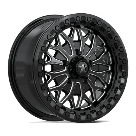 ALU disky MSA MSA Offroad Wheels MA53 BOLO BEADLOCK disk 15x7 5x114.3 72.56 ET38, Gloss black | race-shop.cz