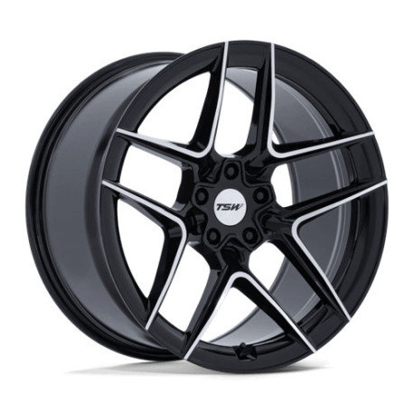 ALU disky TSW TSW TW008 SLIPSTREAM disk 19x8.5 5x120 74.1 ET25, Gloss black | race-shop.cz