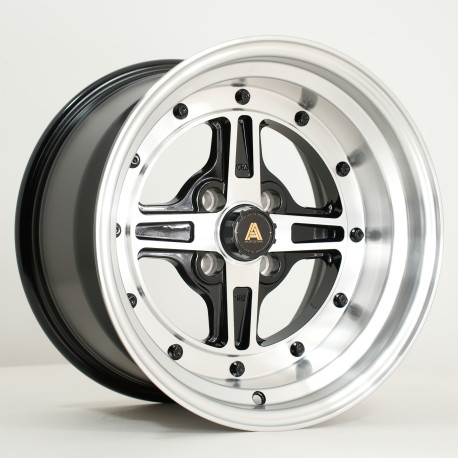 ALU disky Autostar Autostar Kashiko wheel 15X9 4X100 73,0 ET0, Black | race-shop.cz