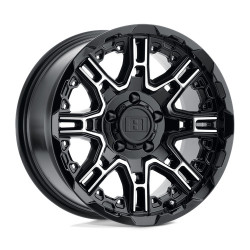 Level 8 SLINGSHOT disk 22x11.5 8x180 125.1 ET-44, Gloss black