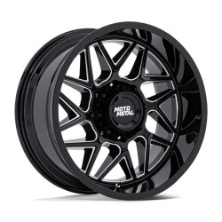 Moto Metal MO812 TURBINE disk 20x9 8x180 124.2 ET1, Gloss black