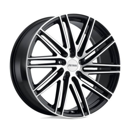 ALU disky Petrol Petrol P1C disk 17x8 5x108 72.1 ET40, Gloss black | race-shop.cz
