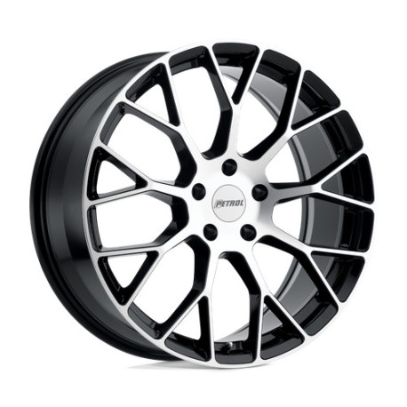ALU disky Petrol Petrol P2B disk 17x8 5x112 72.1 ET32, Gloss black | race-shop.cz