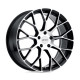 ALU disky Petrol Petrol P2B disk 17x8 5x112 72.1 ET40, Gloss black | race-shop.cz