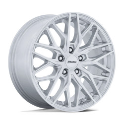 Petrol PE004 P3E disk 18x8 5x120 74.1 ET40, Gloss silver