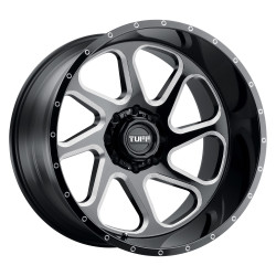 Tuff T2B disk 22x12 5x127 71.5 ET-45, Gloss black