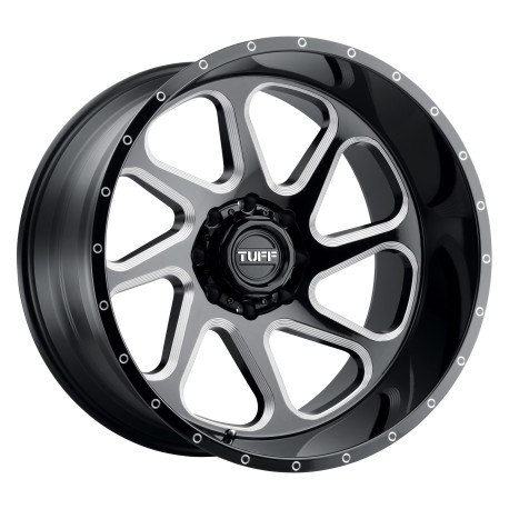 ALU disky Tuff Tuff T2B disk 22x12 6x135 87.1 ET-45, Gloss black | race-shop.cz