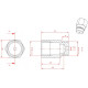 New Lambda (o2) Probe spacer adapter (emulator) straight, brass, 3 mm bore | race-shop.cz