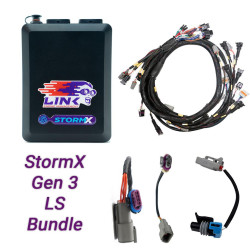 Link Gen3 LS balíček pro lankové ovládání plynu: řídicí jednotka G4X StormX + kabeláž motoru LS