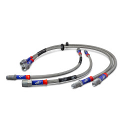 Teflonové opletené brzdové hadice EBC brakes BLA2153-4L