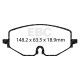 Brzdy EBC Přední brzdové destičky EBC Greenstuff 2000 Sport DP22439 | race-shop.cz