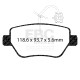 Brzdy EBC Zadní brzdové destičky EBC Yellowstuff Street + Track DP42258R | race-shop.cz