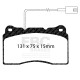 Brzdy EBC Přední brzdové destičky EBC Bluestuff NDX Trackday + Race DP51540NDX | race-shop.cz