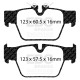 Brzdy EBC Zadní brzdové destičky EBC Bluestuff NDX Trackday + Race DP52394NDX | race-shop.cz