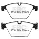 Brzdy EBC Přední brzdové destičky EBC Racing SR11 Sintered DP81449.19SR11 | race-shop.cz