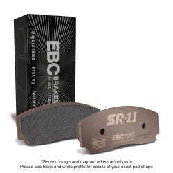 Zadní brzdové destičky EBC Racing SR11 Sintered DP81771/2.14SR11