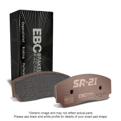 Přední brzdové destičky EBC Racing SR21 Sintered DP81853.15SR21