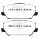 Brzdy EBC Přední brzdové destičky EBC Racing RP-1 DP82343RP1 | race-shop.cz