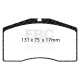Brzdy EBC Přední/Zadní brzdové destičky EBC Racing RP-X DP8997RPX | race-shop.cz