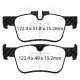 Brzdy EBC Zadní brzdové destičky EBC Ultimax OEM Replacement DPX2306 | race-shop.cz