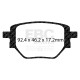 Brzdy EBC Zadní brzdové destičky EBC Ultimax OEM Replacement DPX2428 | race-shop.cz
