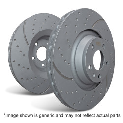 Přední brzdové kotouče EBC Turbo Grooved GD2127