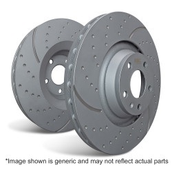 Přední brzdové kotouče EBC Turbo Grooved GD2274