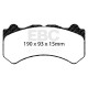 Brzdy EBC Přední sada EBC PD02KF570 - Brzdové kotouče Premium OE + brzdové destičky Redstuff Ceramic | race-shop.cz