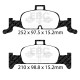 Brzdy EBC Přední sada EBC PD03KF1534 - Brzdové kotouče Premium OE + brzdové destičky Yellowstuff | race-shop.cz