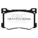 Brzdy EBC Přední sada EBC PD03KF1572 - Brzdové kotouče Premium OE + brzdové destičky Yellowstuff | race-shop.cz