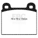 Brzdy EBC Přední sada EBC PD04KF014 - Brzdové kotouče Premium OE + brzdové destičky Bluestuff | race-shop.cz