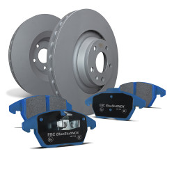 Přední sada EBC PD04KF1254 - Brzdové kotouče Premium OE + brzdové destičky Bluestuff
