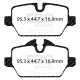 Brzdy EBC Zadní sada EBC PD06KR397 - Brzdové kotouče Ultimax Grooved + brzdové destičky Greenstuff | race-shop.cz